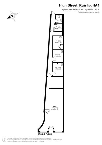 80 High St, Ruislip for sale - Floor Plan - Image 2 of 10