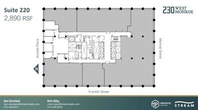 230 W Monroe St, Chicago, IL for lease Floor Plan- Image 1 of 1