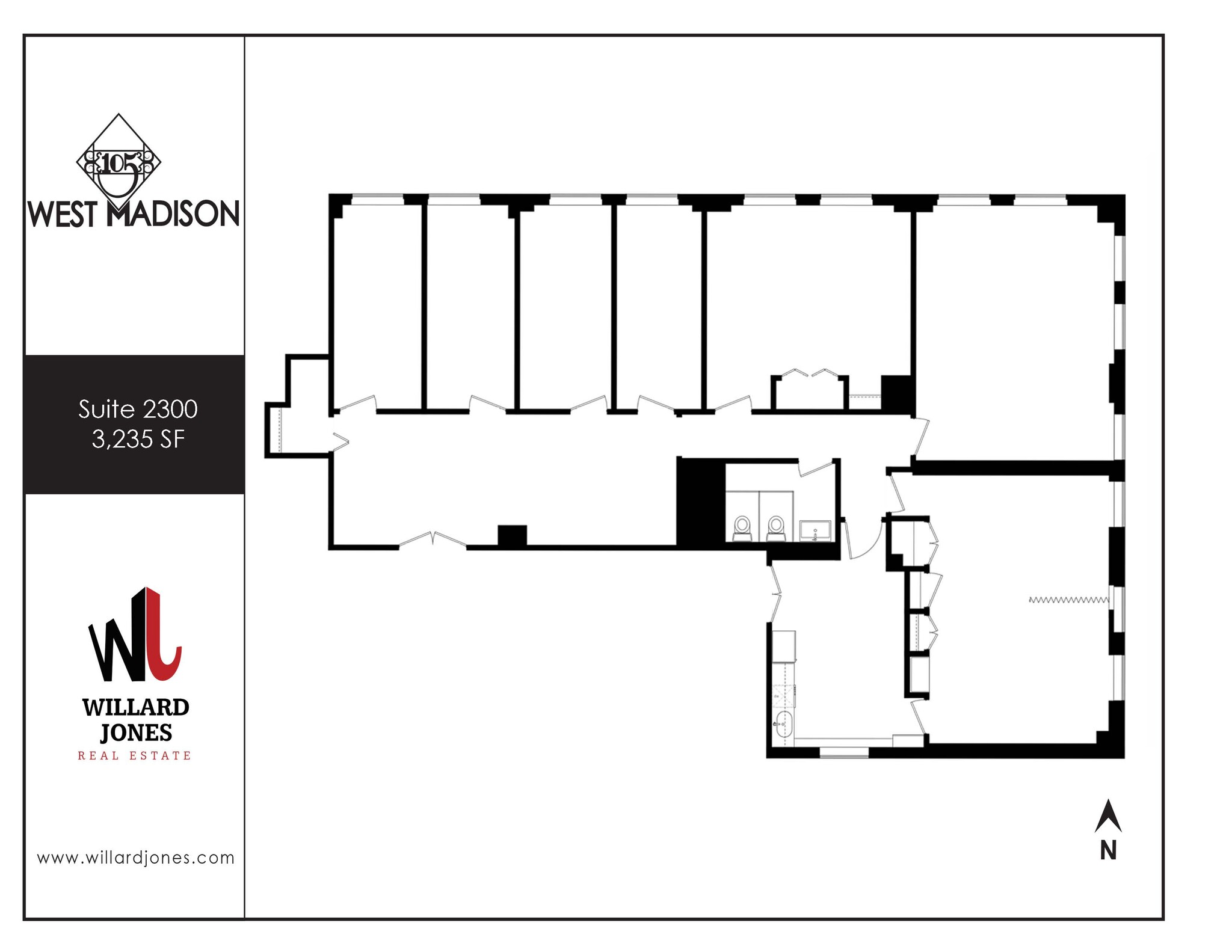 105 W Madison St, Chicago, IL for lease Floor Plan- Image 1 of 1