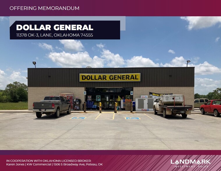 11378 E Hwy 3, Lane, OK for sale - Building Photo - Image 1 of 7