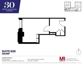 30 N Michigan Ave, Chicago, IL for lease Floor Plan- Image 1 of 4