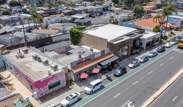 916-918 N Coast Highway 101, Encinitas, CA - AERIAL  map view