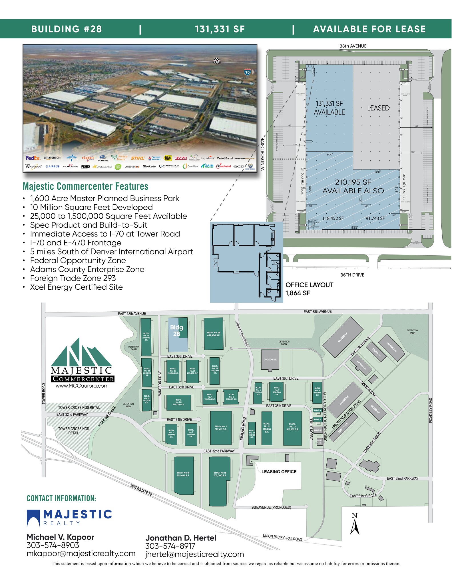 3700 N Windsor Dr, Aurora, CO for lease Site Plan- Image 1 of 6