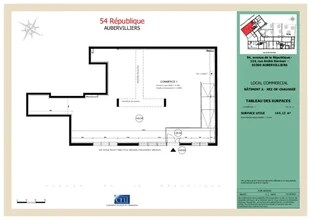 Retail in Aubervilliers for lease Floor Plan- Image 2 of 2