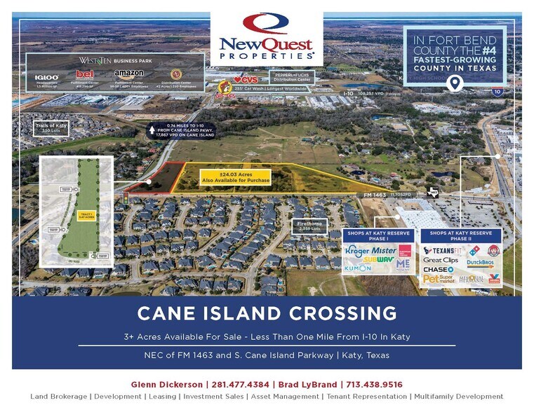 Cane Island Xing, Katy, TX 77494 Land for Sale
