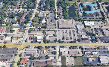 650 Roosevelt Rd, Glen Ellyn, IL - aerial  map view