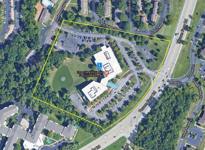 13303 Tesson Ferry Rd, Saint Louis, MO for lease - Plat Map - Image 1 of 1