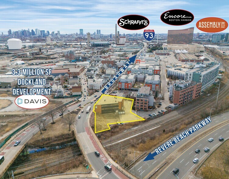 220 Broadway, Everett, MA for sale - Aerial - Image 2 of 9