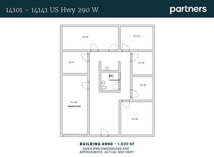 14101 W Highway 290, Austin, TX for lease Floor Plan- Image 1 of 1