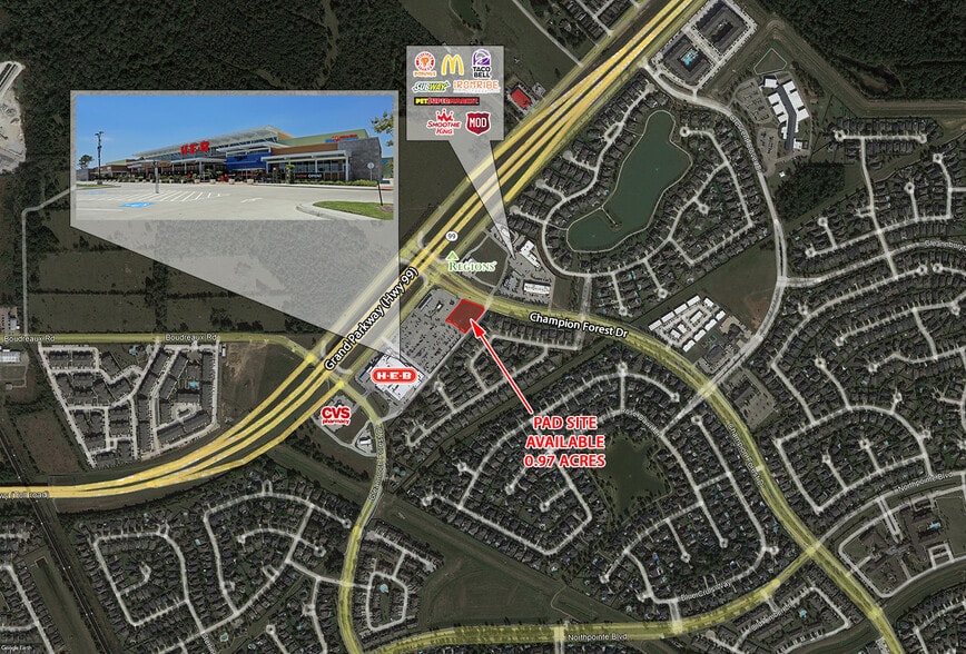 20311 Champion Forest Dr, Spring, TX for sale - Aerial - Image 1 of 1