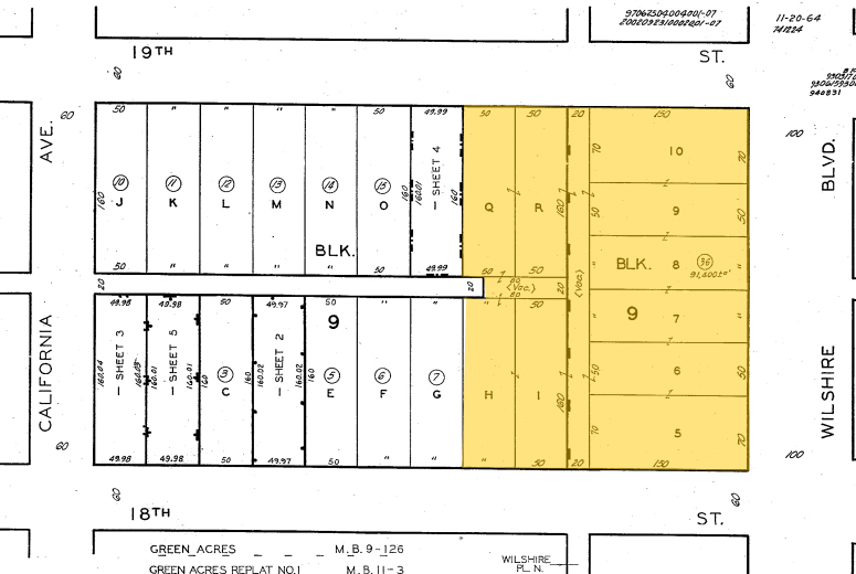 1821 Wilshire Blvd, Santa Monica, CA for lease - Plat Map - Image 2 of 7