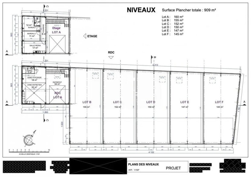 Industrial in Saint-Paul-Trois-Châteaux for lease - Floor Plan - Image 2 of 3