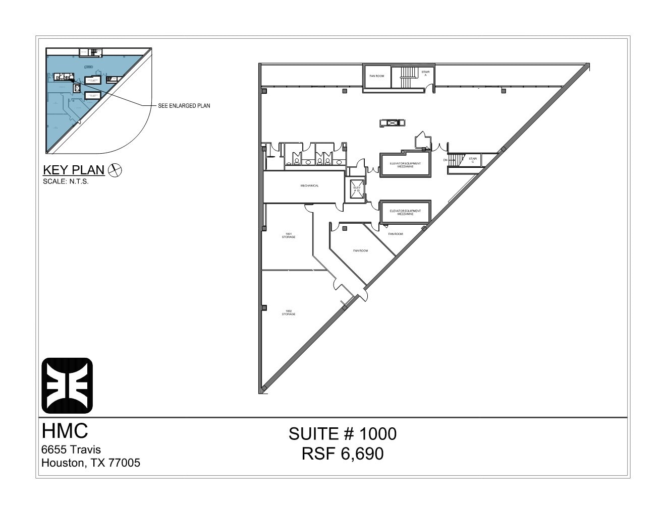 6655 Travis St, Houston, TX for lease Floor Plan- Image 1 of 1
