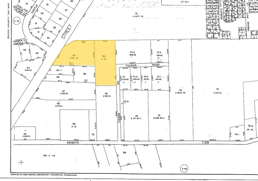 2555 Street Rd, Bensalem, PA for sale - Plat Map - Image 2 of 3