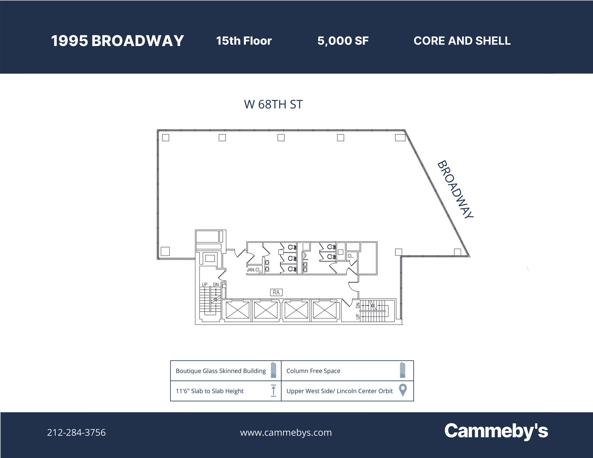 1995 Broadway, New York, NY for lease Site Plan- Image 1 of 6