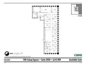 1175 Peachtree St NE, Atlanta, GA for lease Floor Plan- Image 1 of 1