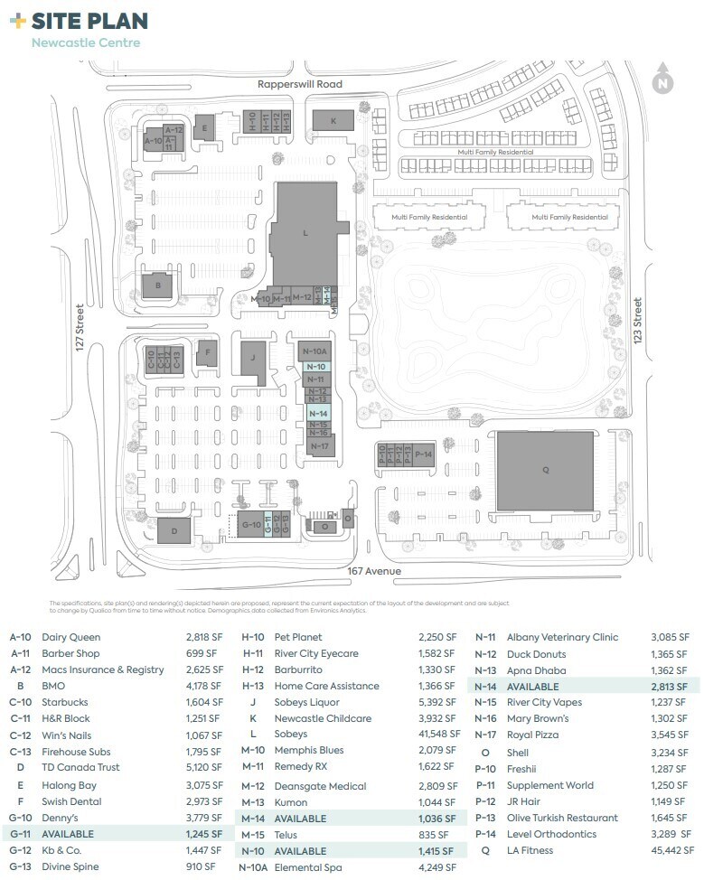 127th St NW, Edmonton, AB for lease Site Plan- Image 1 of 1