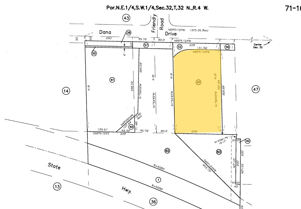 1345 Dana Dr, Redding, CA for sale Plat Map- Image 1 of 1