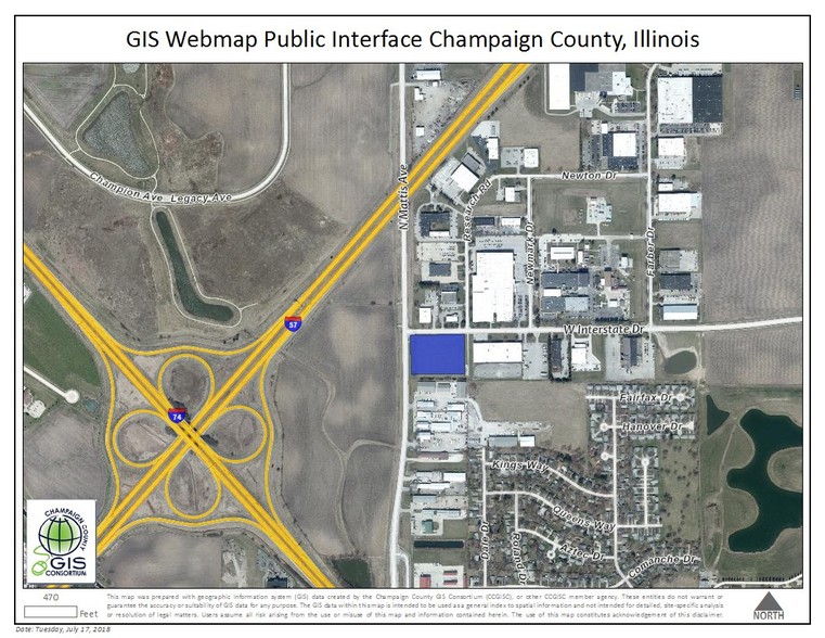 SE Mattis & Interstat Dr, Champaign, IL for sale - Other - Image 1 of 1