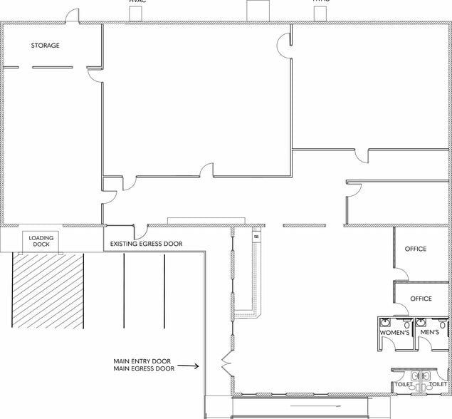 1924 Wake Forest Rd, Raleigh, NC for lease - Floor Plan - Image 3 of 6
