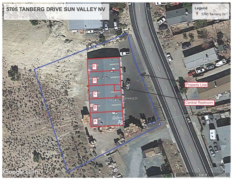 5705 Tanberg Dr, Sun Valley, NV for sale - Floor Plan - Image 2 of 4