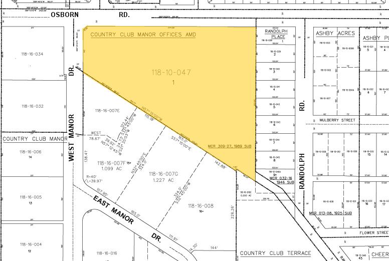 1313 E Osborn Rd, Phoenix, AZ for lease - Plat Map - Image 2 of 20
