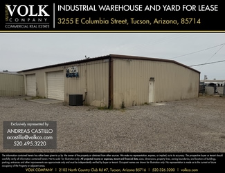 More details for 3241 E Columbia St, Tucson, AZ - Industrial for Lease