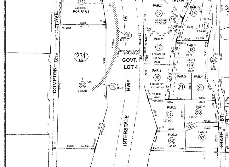 2083 Compton Ave, Corona, CA for lease - Plat Map - Image 2 of 13