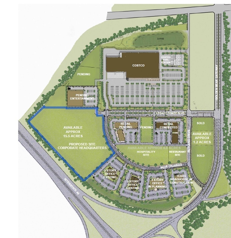 Bear Crossing - Proposed Corporate Headquarters, Mt Juliet, TN for lease Interior Photo- Image 1 of 1
