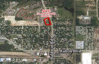 1685 Baldwin Rd, Pontiac, MI - AERIAL  map view - Image1