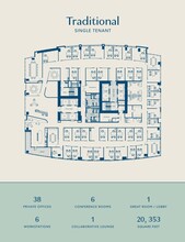 415 Colorado St, Austin, TX for lease Floor Plan- Image 1 of 4