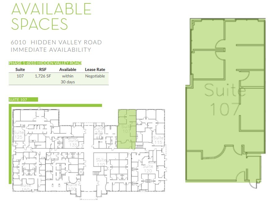 6010 Hidden Valley Rd, Carlsbad, CA for lease Floor Plan- Image 1 of 1