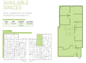 6010 Hidden Valley Rd, Carlsbad, CA for lease Floor Plan- Image 1 of 1