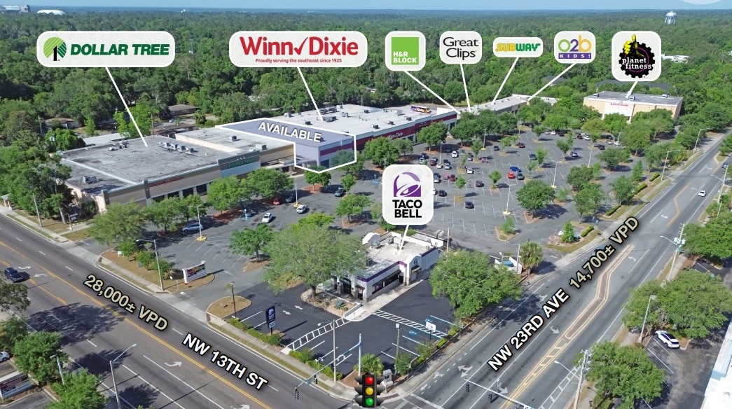 1349-1565 NW 23rd Ave, Gainesville, FL for lease Aerial- Image 1 of 3