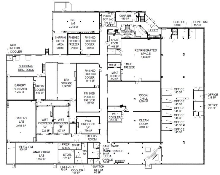 3131 Woodcreek Dr, Downers Grove, IL for lease - Floor Plan - Image 1 of 3
