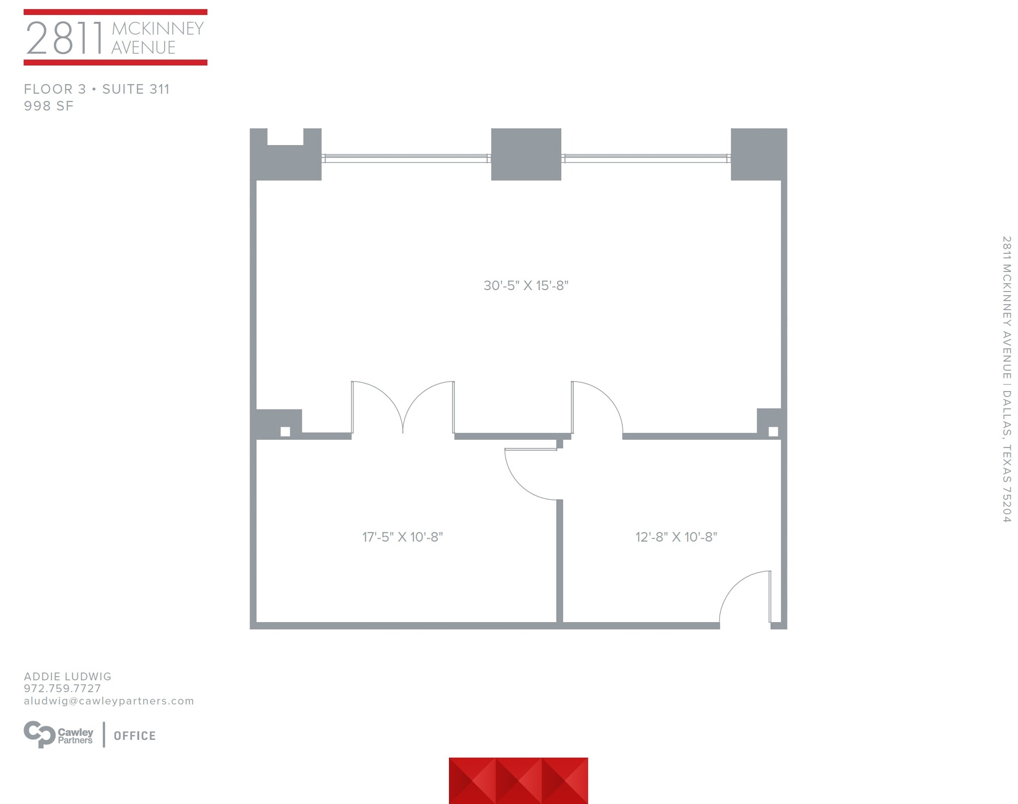 2811 McKinney Ave, Dallas, TX for lease Floor Plan- Image 1 of 4