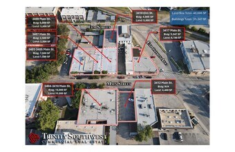 3404-3410 Main St, Dallas, TX - AERIAL  map view