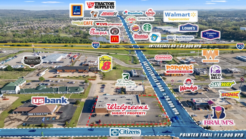 1601 Fayetteville Rd, Van Buren, AR for sale - Building Photo - Image 2 of 2