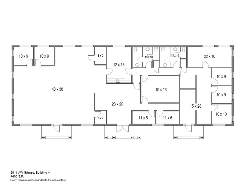 2911 S A.W. Grimes Blvd, Pflugerville, TX for lease - Floor Plan - Image 2 of 19