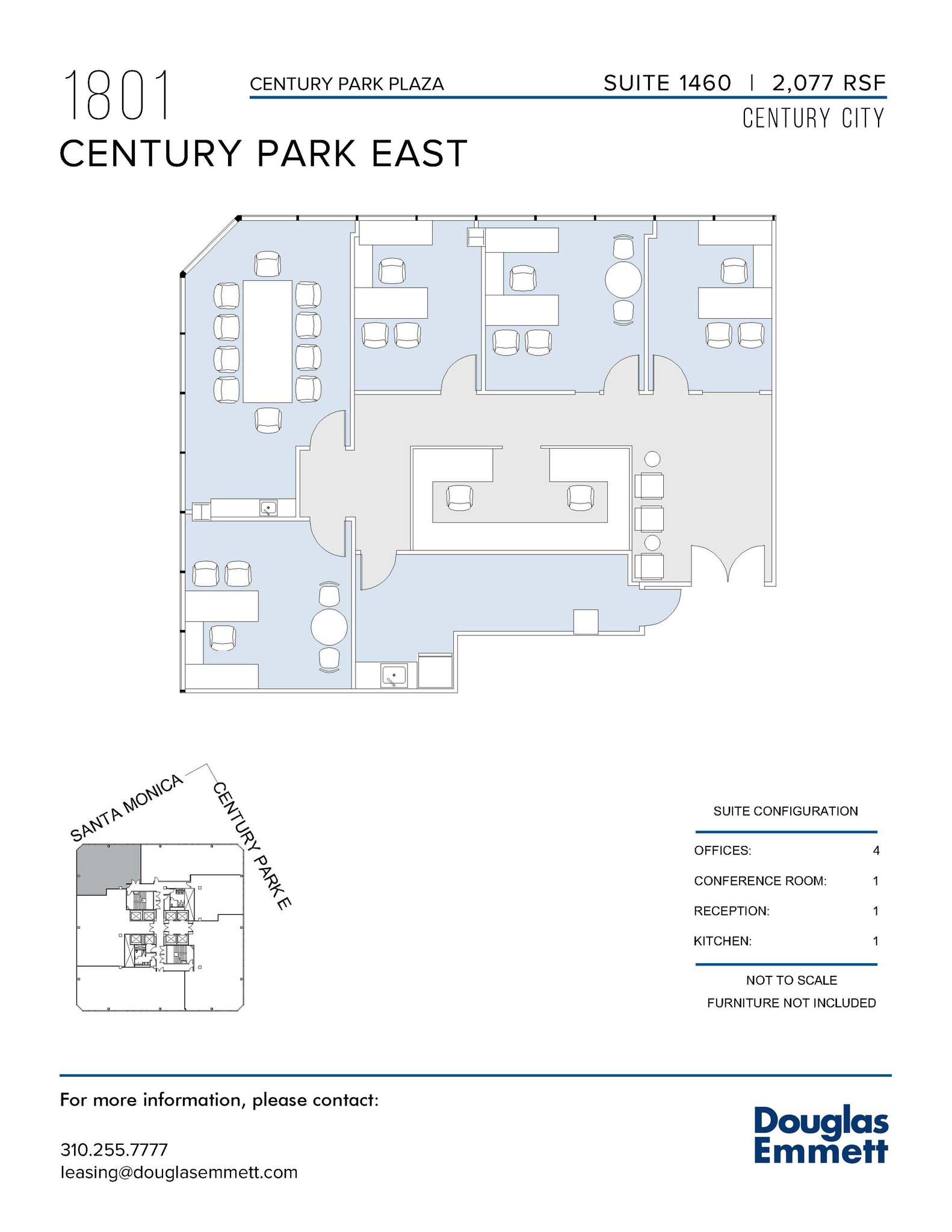 1801 Century Park E, Los Angeles, CA for lease Floor Plan- Image 1 of 1