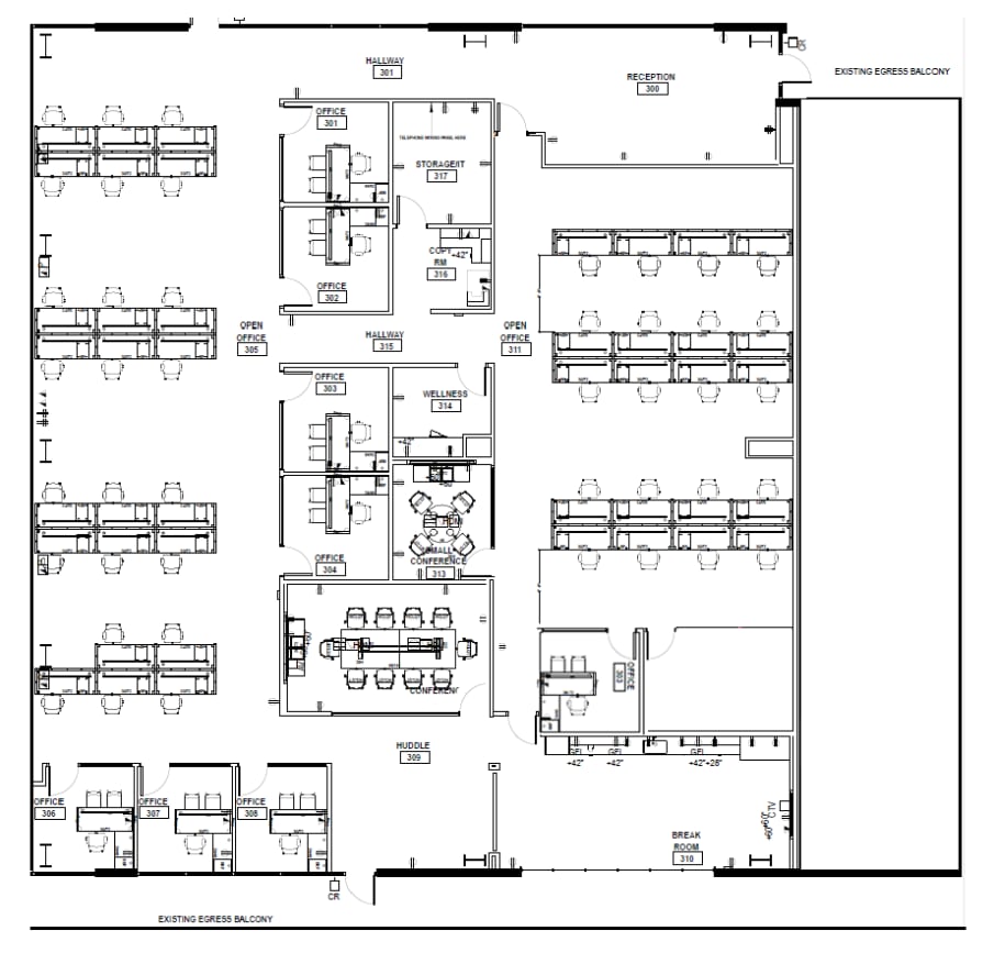 1735 Flight Way, Tustin, CA for lease Floor Plan- Image 1 of 1