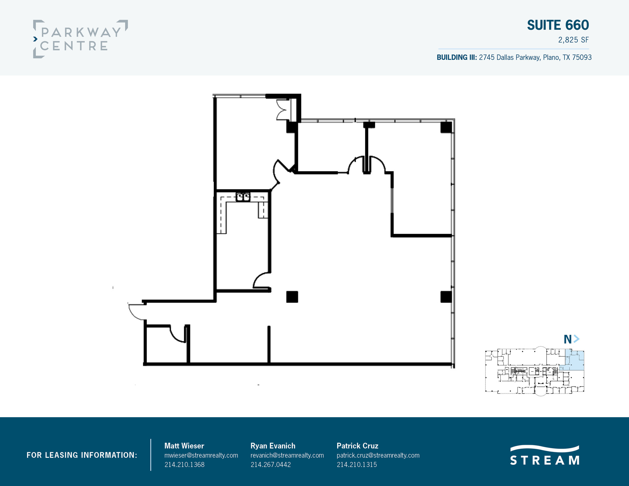 2745 Dallas Pky, Plano, TX for lease Floor Plan- Image 1 of 1