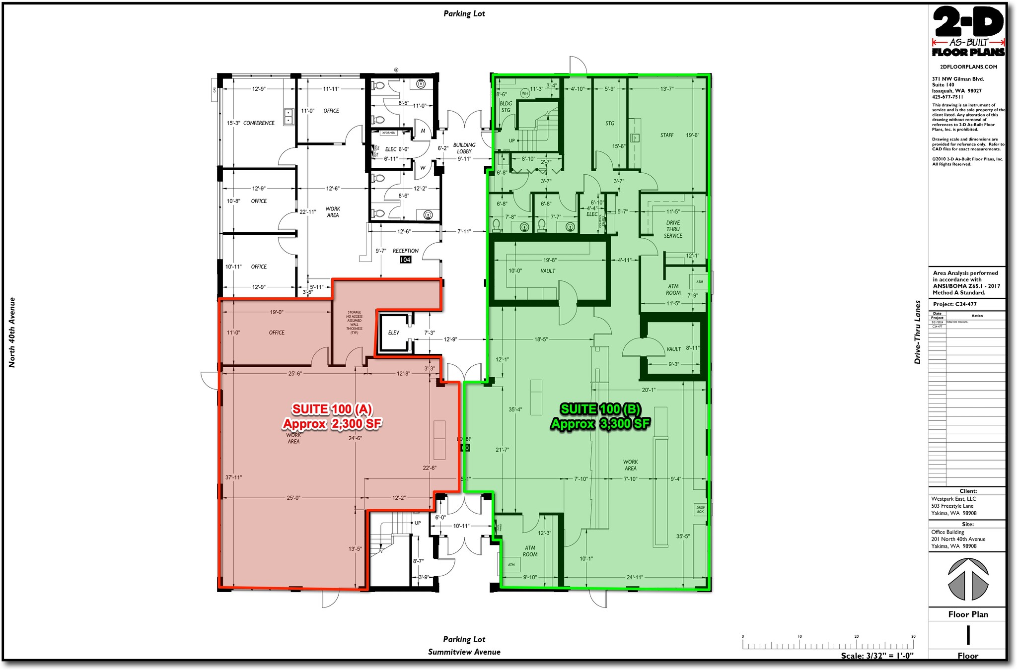 201-205 N 40th Ave, Yakima, WA for lease Floor Plan- Image 1 of 1