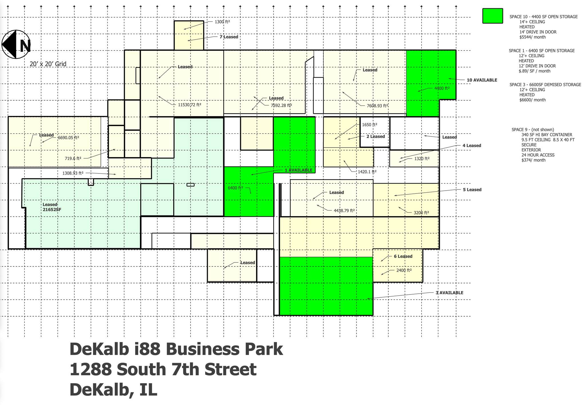 1288 S 7th St, Dekalb, IL for lease Floor Plan- Image 1 of 1