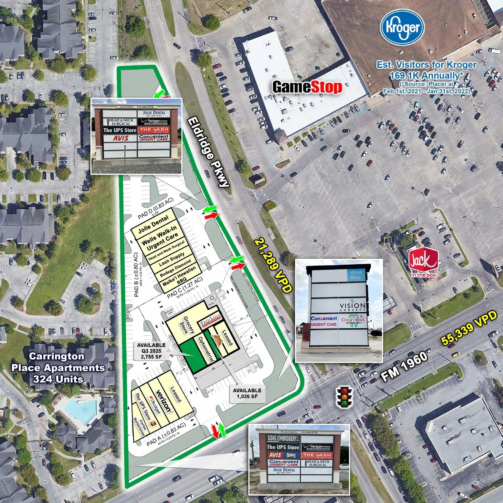 12620 W FM-1960, Houston, TX for lease Site Plan- Image 1 of 1