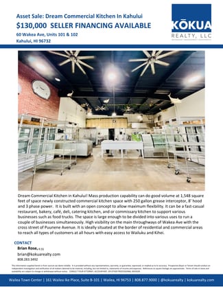 More details for 60 E Wakea Ave, Kahului, HI - Flex for Lease