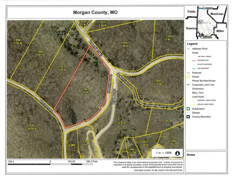 Bobcat Rd, Stover, MO for sale - Plat Map - Image 1 of 1