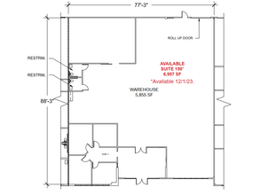 2901 Sunrise Blvd, Rancho Cordova, CA for lease Floor Plan- Image 1 of 2