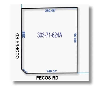 NEC Cooper Rd & Pecos Rd, Chandler, AZ for sale - Plat Map - Image 2 of 2