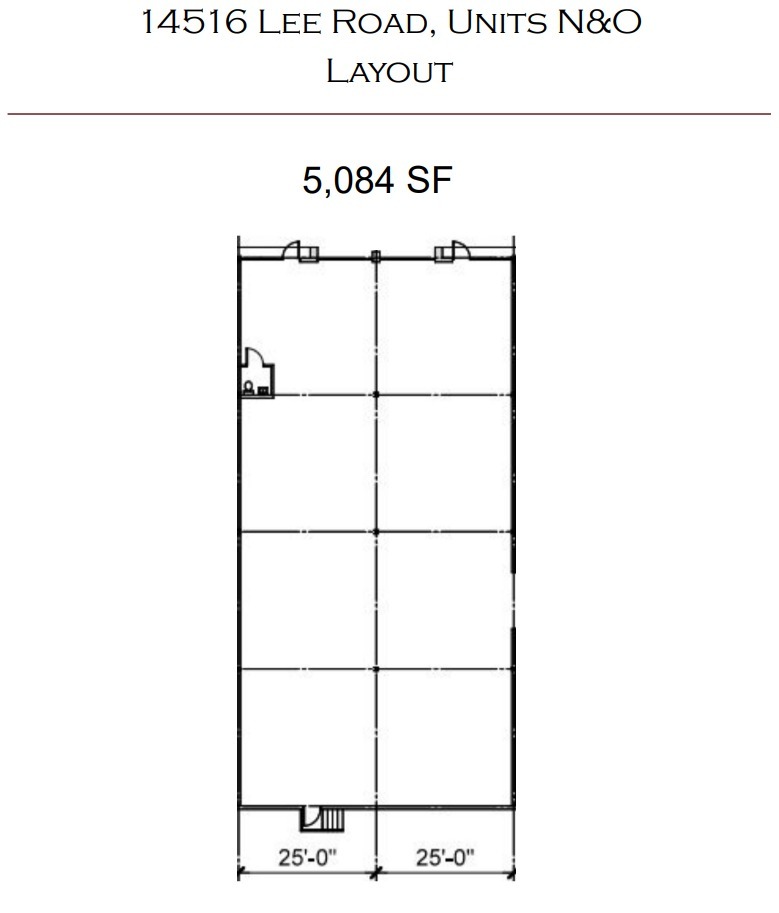 14516 Lee Rd, Chantilly, VA for lease Floor Plan- Image 1 of 1